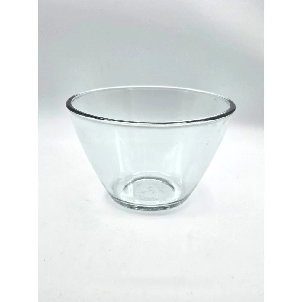 Anchor Hocking Clear Glass Mixing Bowl 2Qt USA Medium VINTAGE